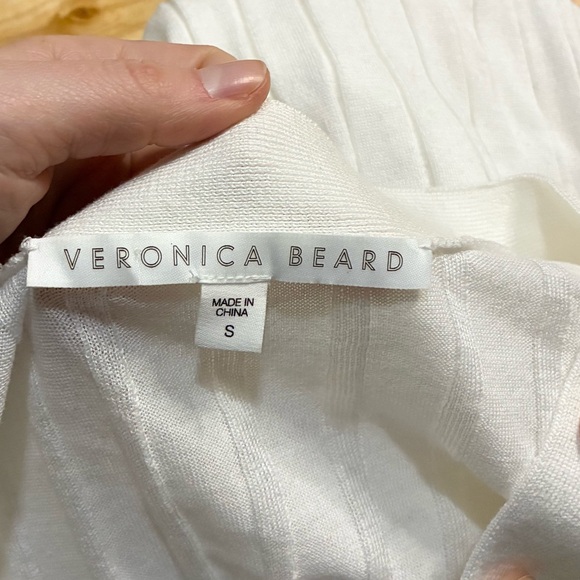 Veronica Beard Beaumont Long-Sleeve Sweater with Buttons - Picture 5 of 6